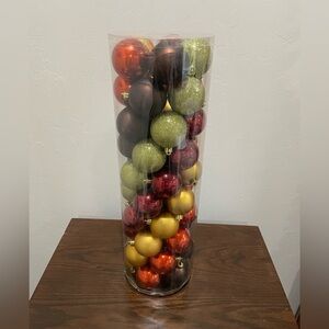 Hobby Lobby Festive Ornament Set - Red, Gold, Green, Brown Christmas